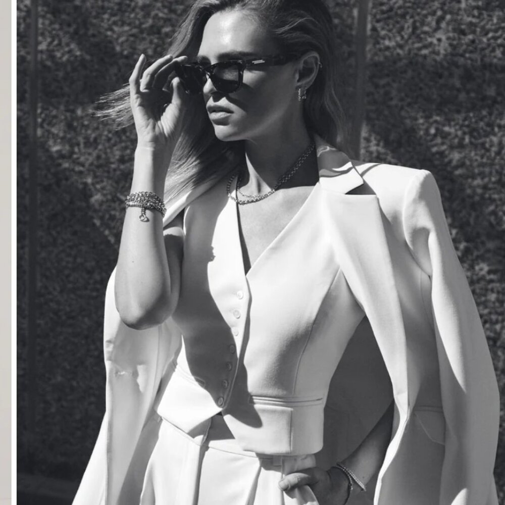 Favorite Daughter The Favorite Vest in ivory